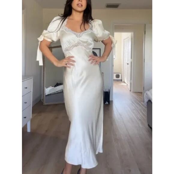 Reformation x Kacey Musgraves Stella Silk Midi Dress - Picture 3 of 5